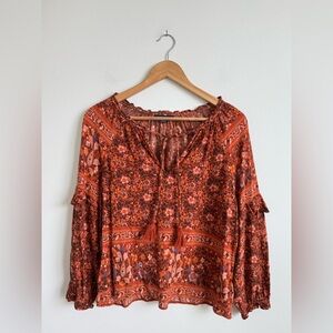 Boho American Eagle Top